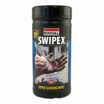 Sterile Rengøringsservietter (Pakke) Soudal Swipex XXL 113551 (100 enheder)