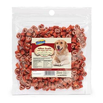 Hundesnack Hilton Sushi Rolls Torsk Kanin 500 g