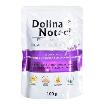 Våd mad Dolina Noteci Premium Junior Gris Kanin 100 g