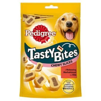 Hundesnack Pedigree Tasty Bites Chewy Slices Oksekød 155 g