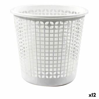 Papirkurv Dem Office Hvid 27 x 27 x 25 cm (12 enheder) (ø 27 x 25,5 cm)