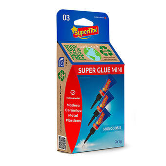 Klæbemiddel Supertite 2403 Mini 1 g 3 enheder