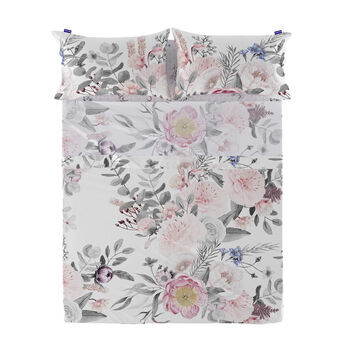 Toplagen HappyFriday Delicate bouquet Multifarvet 240 x 270 cm