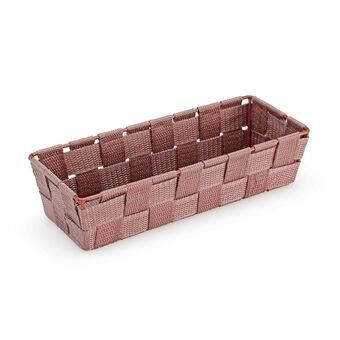 Kurv Versa Pink Tekstil 10 x 6 x 25 cm