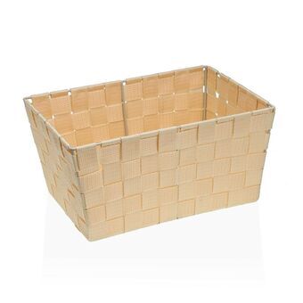 Kurv Versa Beige Tekstil 20 x 15 x 30 cm