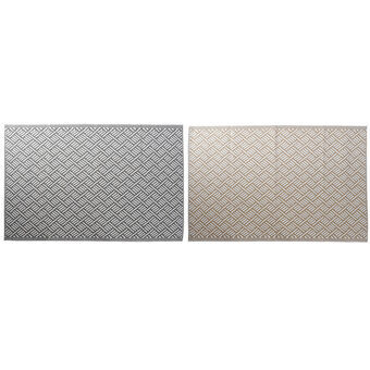 Tæppe DKD Home Decor Grå polypropylen (150 x 210 x 1 cm) (2 pcs)