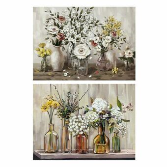Maleri DKD Home Decor Vase (76 x 3 x 101 cm) (2 enheder)