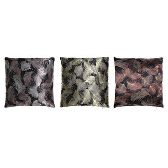 Pude DKD Home Decor Jacquard Polyester Fjer (45 x 10 x 45 cm) (3 pcs)