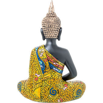 Dekorativ figur Alexandra House Living Multifarvet Plastik Buddha 29 x 17 x 41 cm