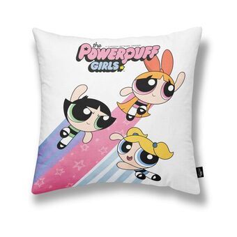 Pudebetræk Powerpuff Girls Powerpuff A Hvid 45 x 45 cm