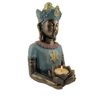 Buste Romimex Harpiks Buddha Lyseholder 29 x 16 x 16 cm