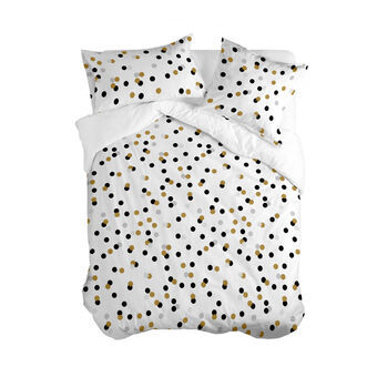 Nordisk cover HappyFriday Blanc Golden dots Multifarvet 155 x 220 cm