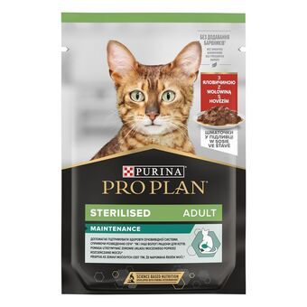 Kattemad Purina Pro Plan Sterilised Kylling Oksekød 10 x 85 g