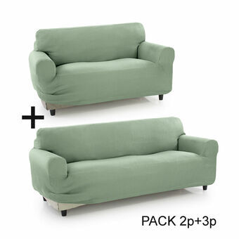 Sofa cover Sofakover Pocket Duo Romeo 2 enheder - Før