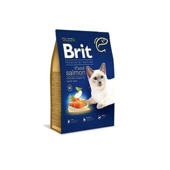 Kattemad Brit PREMIUM BY NATURE ADULT Voksen Laksefarvet 1,5 Kg