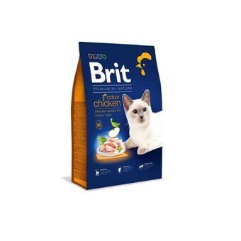 Kattemad Brit PREMIUM BY NATURE INDOOR Voksen Kylling 1,5 Kg