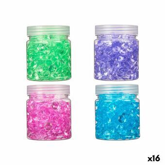 Dekorative sten Diamant 150 g Plastik 6,5 x 8 x 6,5 cm (16 enheder)