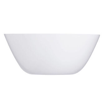 Salatskål Luminarc Zelie Hvid Glas 18 cm