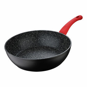 Wok Pande San Ignacio Toledo SG-6252 Aluminium Ø 28 cm Sort