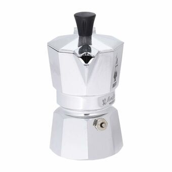 Italiensk Kaffekande Bialetti Moka Express Sølvfarvet Aluminium Metal 60 ml 1 Kop