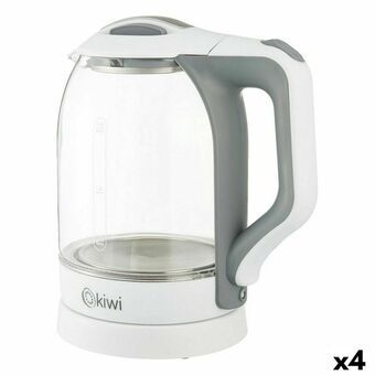 Elektrisk kedel med LED-lys Kiwi Glas 2000 W 1,8 L (4 enheder)