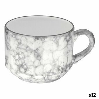 Skodelica Viejo Valle Rocks Porcelæn 90 ml Sort (12 enheder)