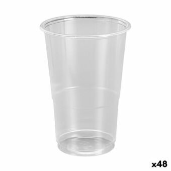 Sæt af genanvendelige kopper Algon Gennemsigtig 20 Dele 300 ml (48 enheder)