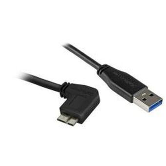 USB-kabel til micro USB Startech USB3AU1MRS Sort