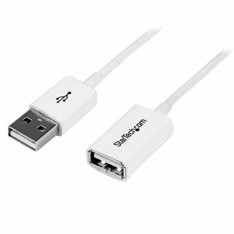 USB-kabel Startech USBEXTPAA3MW         USB A Hvid