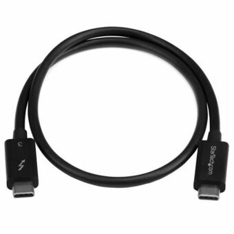 Thunderbolt 3-kabel Startech TBLT Sort 50 cm