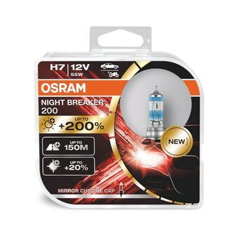 Pære til køretøj Osram O64210NB200HCB 55 W PX26D 3550 K 12 V (2 enheder)