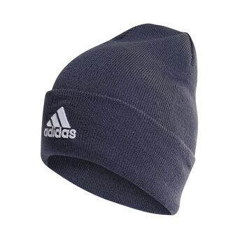 Sportshat Adidas  Logo  Marineblå - 12-15 år