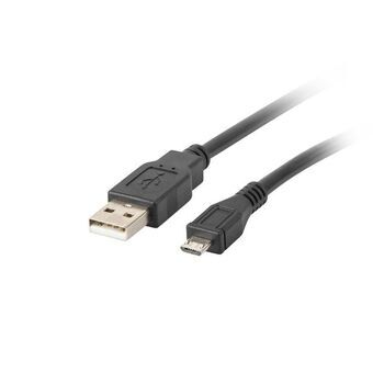 USB-kabel til micro USB Lanberg CA-USBM-10CC-0018-BK Sort 1,8 m