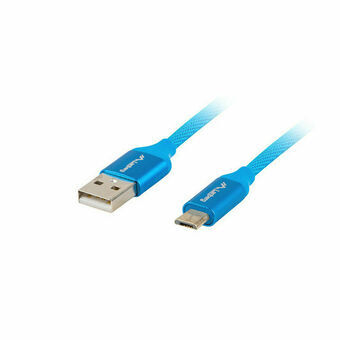 USB-kabel til micro USB Lanberg CA-USBM-20CU-0010-BL 1 m Blå