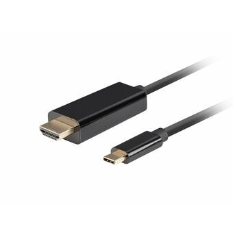 USB C til HDMI-kabel Lanberg CA-CMHD-10CU-0005-BK Sort 50 cm