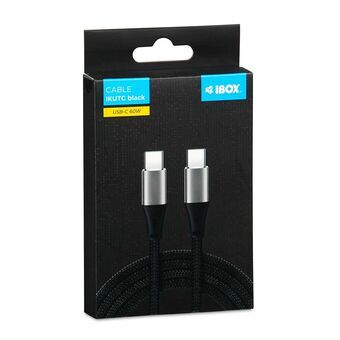 Kabel USB C Ibox IKUTC2B Sort 2 m