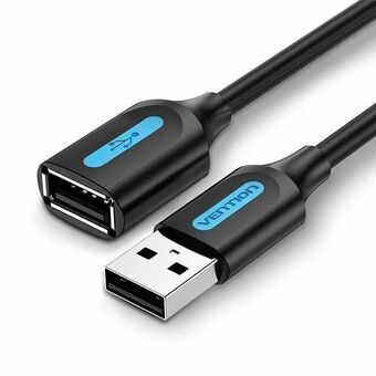 USB forlængerkabel Vention CBIBJ Sort 5 m