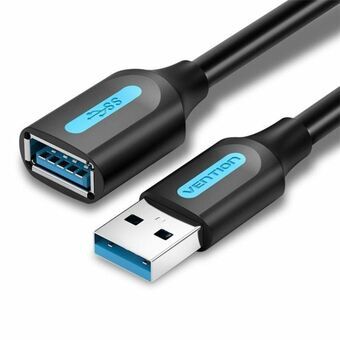 USB forlængerkabel Vention CBHBI 3 m Sort