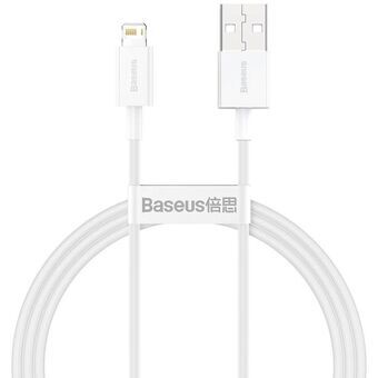 USB til Telefon-kabel Baseus CALYS-A02 Hvid 1 m