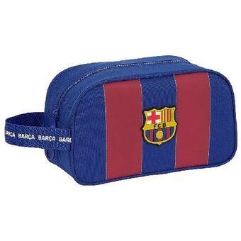 Rejsetoilettaske FC Barcelona 23/24 Rødbrun Blå 26 x 15 x 12 cm