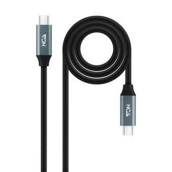 USB-C-kabel NANOCABLE 10.01.4302 Sort 2 m (1 enheder)