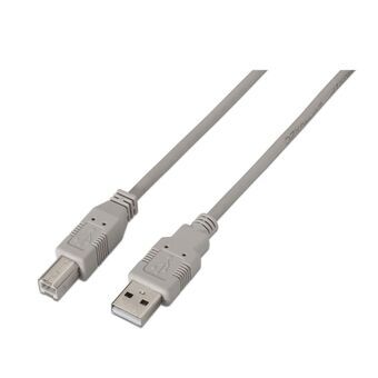 USB 2.0 A til USB B-kabel Aisens A101-0002 Beige 1,8 m