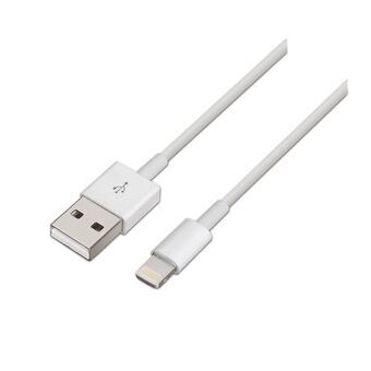 USB til Telefon-kabel Aisens A102-0036 Hvid 2 m