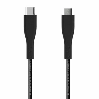 USB-C-kabel Aisens A107-0349 Sort 1 m (1 enheder)