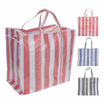 Strandtaske Stribet 55 x 55 x 30 cm