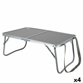 Sammenklappeligt bord Aktive Camping Antracit 60 x 25 x 40 cm (4 enheder)