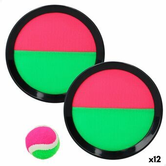 Spil til stranden Colorbaby Catch Ball 20 x 2 x 20 cm Velcro (12 enheder)