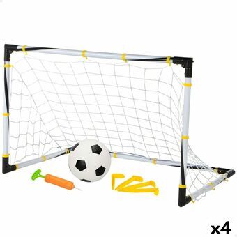 Fodboldmål Colorbaby 90 x 59 x 59 cm Foldbar (4 enheder)