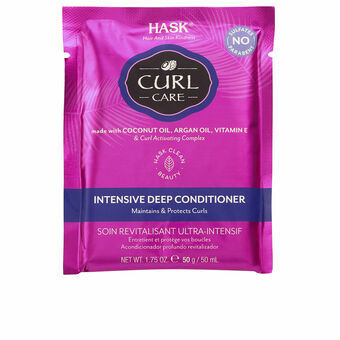 Forfriskende Hårbalsam HASK Curl Care 50 g