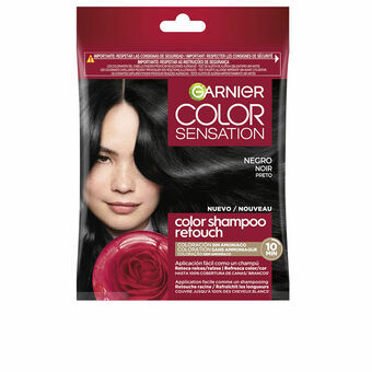 Farve Shampoo Garnier COLOR SENSATION Sort Nº 1.0 Semi-permanent